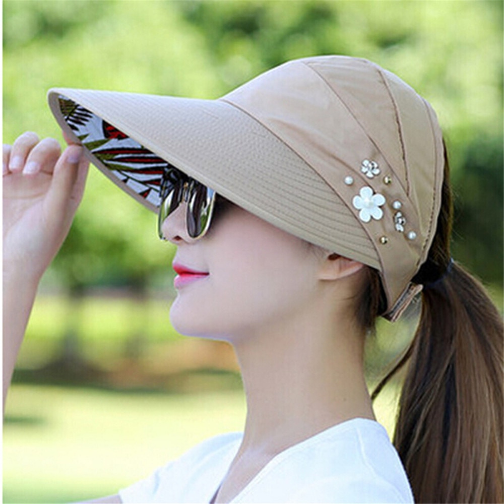 Women’s Colorful Anti-UV Sun Visor – DMD Fashion