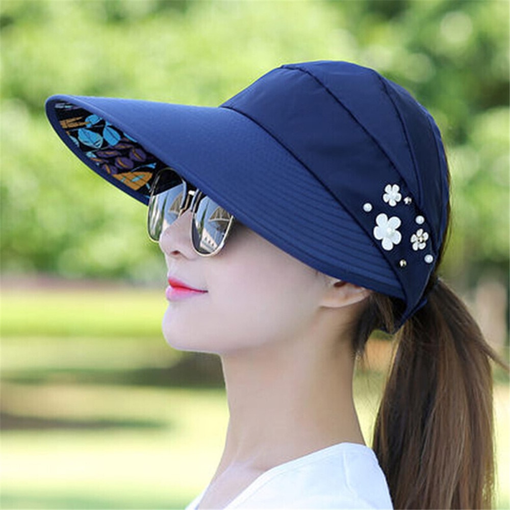 Women’s Colorful Anti-UV Sun Visor – DMD Fashion